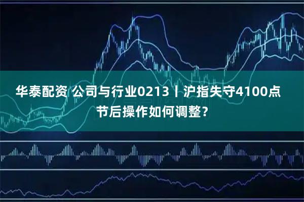 华泰配资 公司与行业0213丨沪指失守4100点  节后操作如何调整？